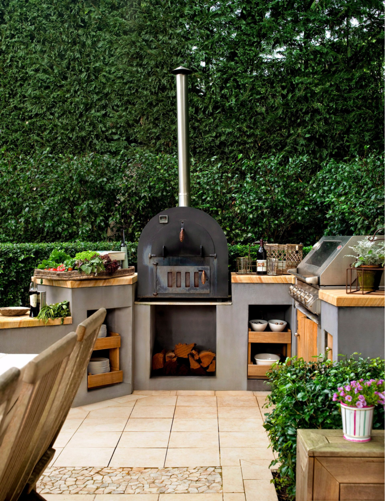 outdoor kitchens
